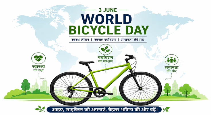 World Bicycle Day 2026: स्वास्थ्य, पर्यावरण और समानता का महामंत्र ‘साइकिल’