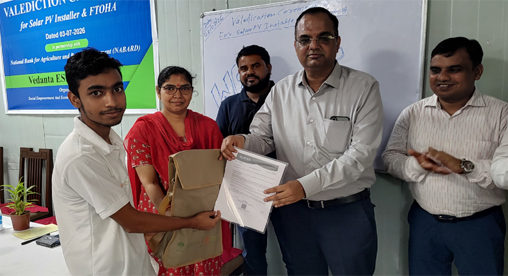 ESL Skill School Hands Over Job Offers, Toolkits to 52 Youths in Bokaro