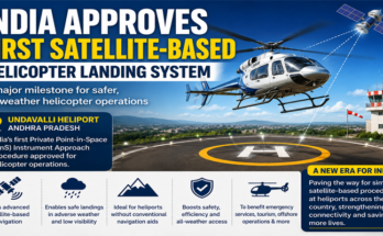 India Clears First Satellite-Based Helicopter Landing System, Marks Major Aviation Milestone