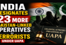 India Declares 23 Pakistan-Linked Operatives as Terrorists Under UAPA; Gujarat ATS Arrests 8 JeM Suspects