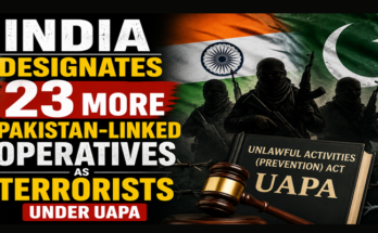 India Declares 23 Pakistan-Linked Operatives as Terrorists Under UAPA; Gujarat ATS Arrests 8 JeM Suspects