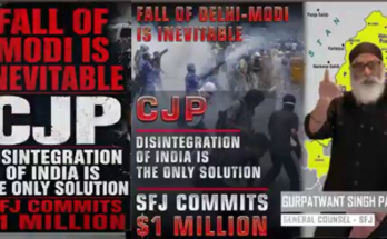 Khalistani Terrorist Pannun Extends $1 Million Financial Support to CJP Protesters Ahead of Independence Day
