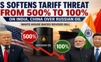 From 500% to 100%: White House Backs Revised US Tariff Bill Targeting Russian Oil Buyers