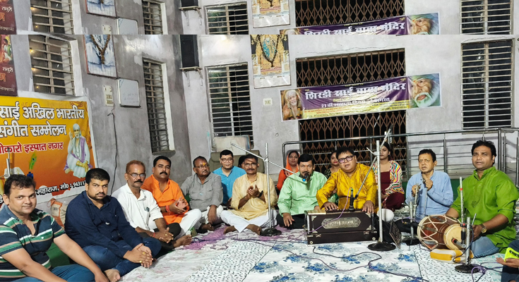 Bokaro सेक्टर 6 बी Sai Mandir के स्थापना दिवस पर भजन संध्या आयोजित