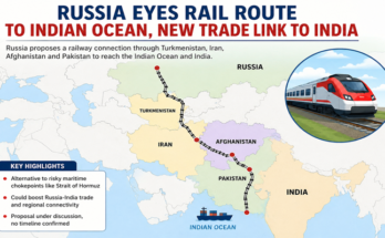Beyond Hormuz: Russia Explores New Rail Corridor Linking India via Eurasia