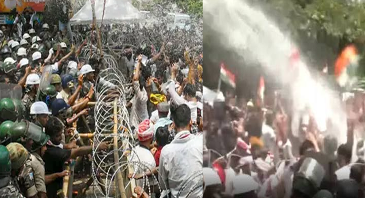 Jharkhand Student Protest Turns Tense: Water Cannons, Lathicharge After Assembly March
