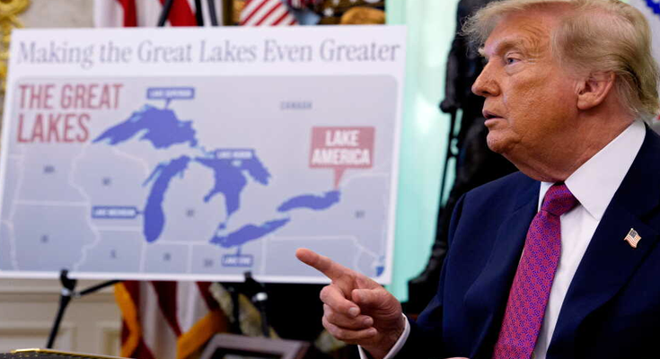 Trump Renames Lake Ontario ‘Lake America’ Amid US-Canada Trade War