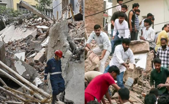Delhi Hostel Building Collapse: 3 Dead, Several Feared Trapped in Satya Niketan