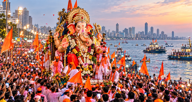 Ganpati Bappa Morya: Mumbai Bids Emotional Farewell to Ganesha