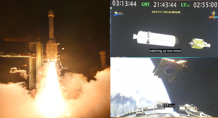 ISRO Successfully Puts EOS-05 into Orbit, Satellite Performs Better Than Expected