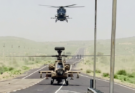 Indian Army Helicopters Land on NH-911 Near Pakistan Border in Rajasthan