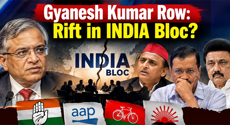 Gyanesh Kumar Row: INDIA Bloc Rift? DMK, AAP Skip Meet, Akhilesh Sends SP Representative