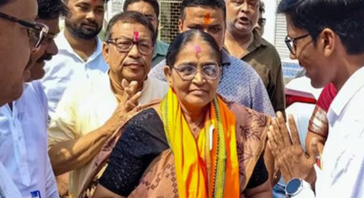 BJP Sweeps Nandigram By-election as Hasi Rani Rath Beats Congress Rival, Wins by 1.22 Lakh Votes