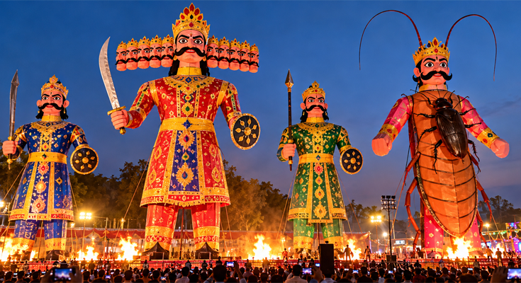 Delhi Ramlila to Burn 30-Foot Cockroach Effigy Alongside Ravana