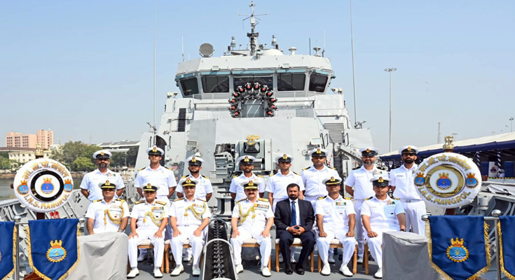 Indian Navy Commissions INS Mangrol to Strengthen Anti-Submarine Warfare