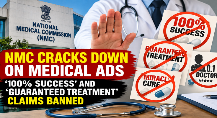 NMC Cracks Down on Medical Ads: ‘100% Success’ and ‘Guaranteed Treatment’ Claims Banned