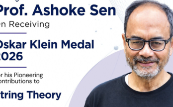 Professor Ashoke Sen Becomes First Indian to Receive Oskar Klein Medal
