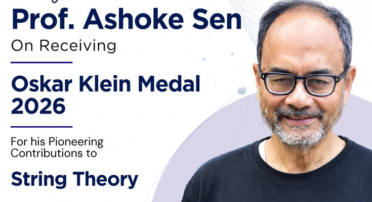 Professor Ashoke Sen Becomes First Indian to Receive Oskar Klein Medal