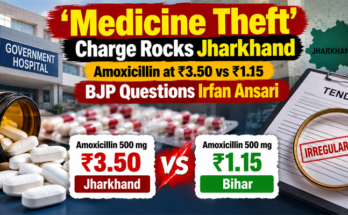 ‘Medicine Theft’ Charge Rocks Jharkhand: Amoxicillin ₹3.50 vs ₹1.15, BJP Questions Irfan Ansari
