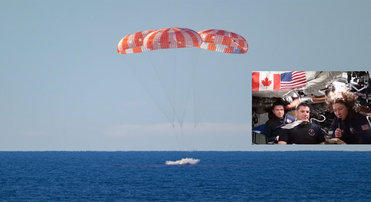 NASA’s Artemis II Astronauts Splash Down After 10-Day Mission Around Moon