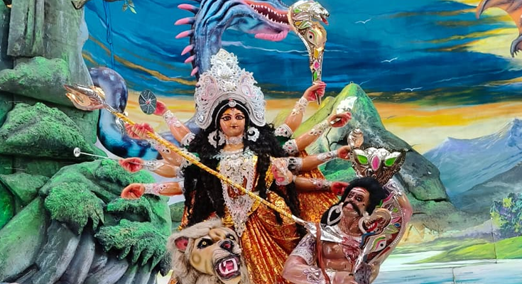 Ashtami Rush in Bokaro: Devotees Crowd Chaiti Durga Puja Pandals, Ram Navami Buzz Peaks