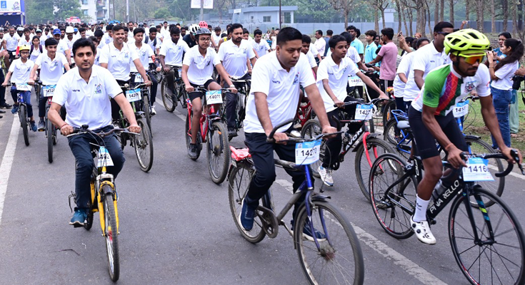600+ Cyclists Hit Bokaro Streets: BSL’s Cyclothon 2026 Sparks Fitness Wave
