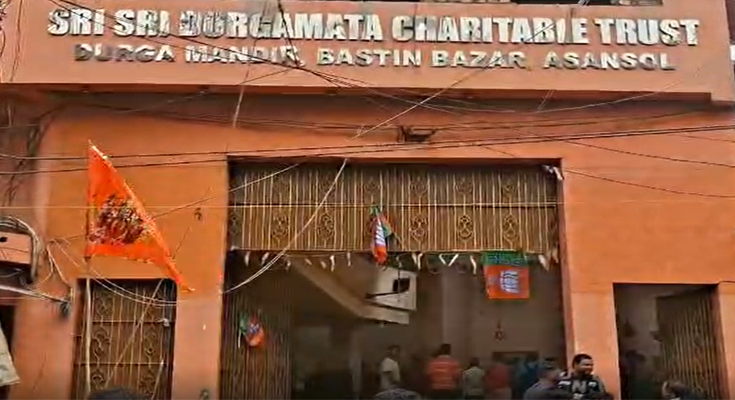 Asansol’s Historic Durga Temple Reopens After 15 Years Amid Bengal’s Political Shift