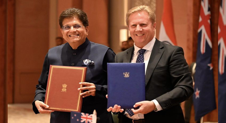 India, New Zealand Ink Mega FTA; Trade, Investment and Mobility to Get Major Push
