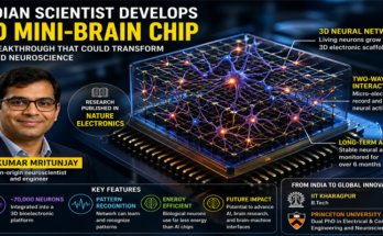 Mini-Brain on Chip: Indian Scientist Develops 3D Neural System for AI and Neuroscience