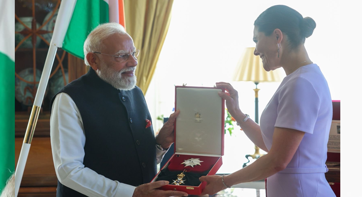 Sweden Honours PM Modi With ‘Royal Order of the Polar Star’