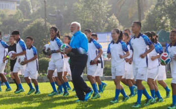 PM Modi Kicks Off Football Session in Gangtok After Poll Push