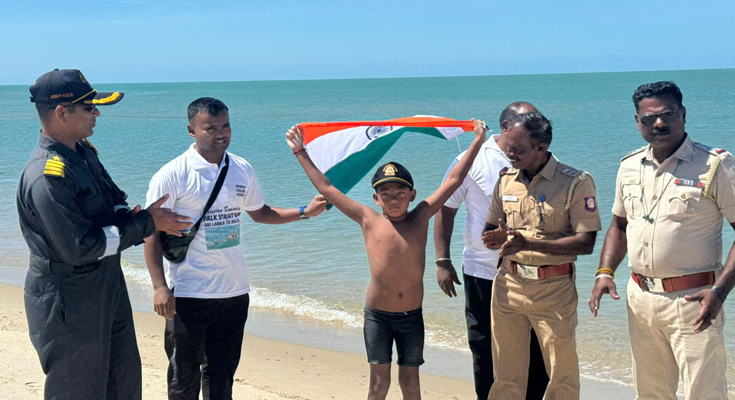 Ranchi Boy Sets World Record, Becomes Youngest to Swim Across Palk Strait
