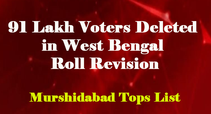 91 Lakh Struck Off Bengal Voter List; Political Storm Intensifies Before Polls