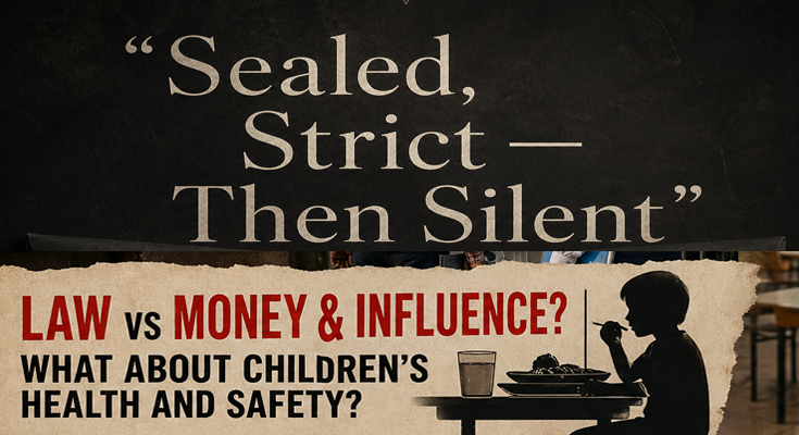 “सील, सख्ती और फिर सन्नाटा” — *** School बोकारो कैंटीन पर प्रशासन का U-Turn, भरोसे पर बड़ा सवाल