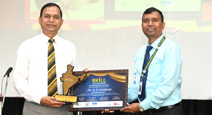 DPS Bokaro Principal Dr. A. S. Gangwar Honoured with Skill Bharat Samman Award 5.0