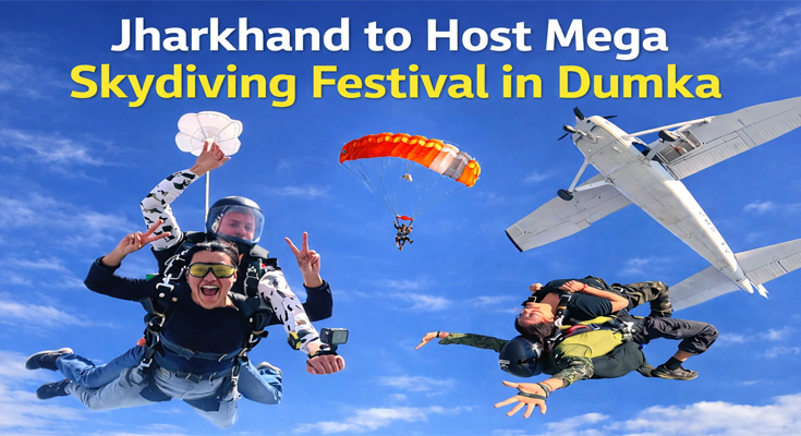 ‘One State, Many Adventures’: Jharkhand to Launch Grand Skydiving Festival in Dumka
