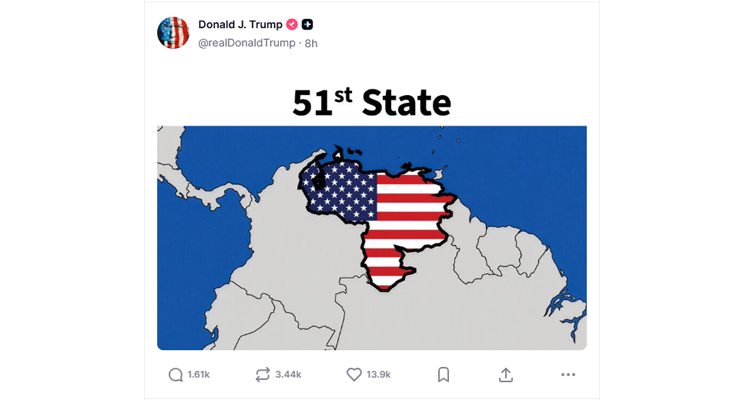 ‘Venezuela Loves Trump’: US President’s 51st State Remark Sparks Outrage
