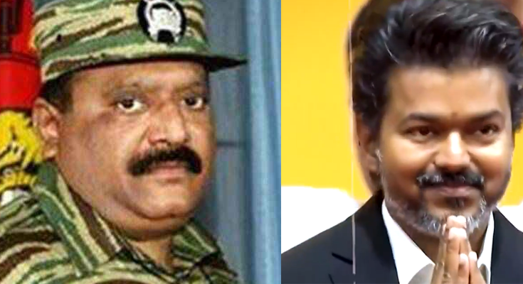 Vijay Pays Tribute to Banned LTTE Chief Prabhakaran