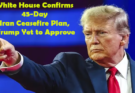 White House Confirms 45-Day Iran Ceasefire Proposal Under Review, Trump Yet to Approve